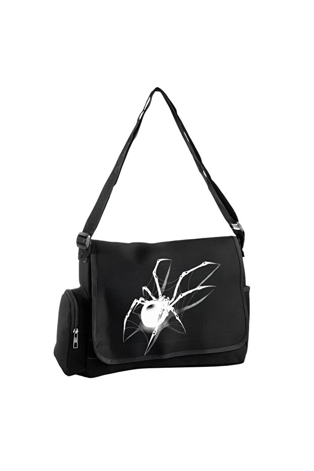 Printed Messenger Bag - 1