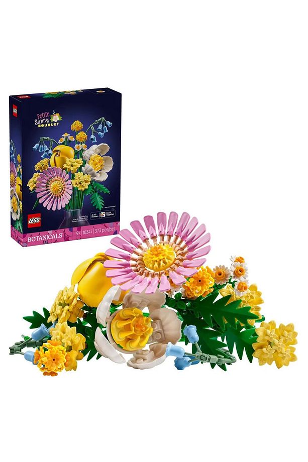 ® Botanicals Küçük Sarı Buket 10347 - 9+ Yapay Çiçekler İçeren Çiçek Buketi Yapım Seti (373 Parça) - 1