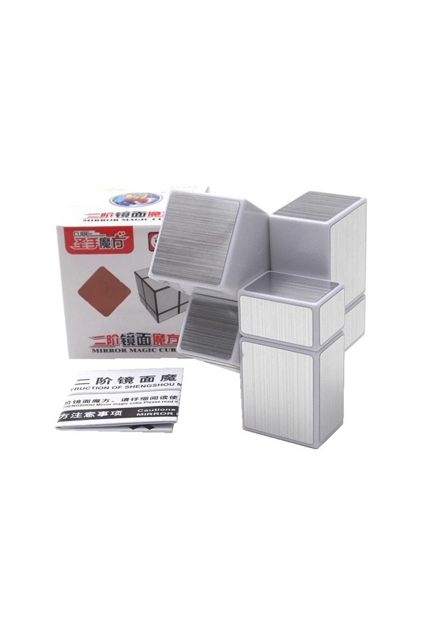 Magic Cube 2x2x2 Mirror, Silver, 451CUB-1 - 2