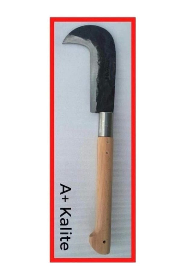 Yıldızlı Dövme Çelik Tahra Orak Odun Budama Dal Kesme Den - 2