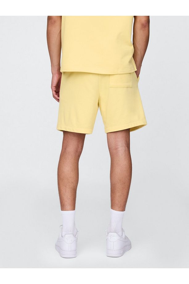 Erkek Sarı VintageSoft Athletic Gap Logo Easy Şort - 5