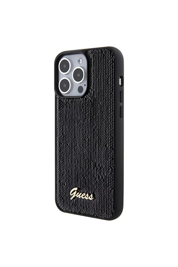 Husa Sequin Script Logo iPhone 15 Pro Negru - 4