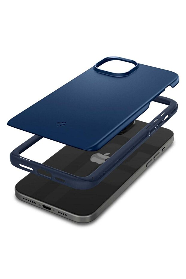 Husa Thin Fit iPhone 15 Plus Navy Blue - 3