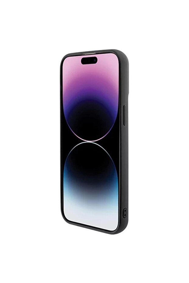 Sequin Script Logo iPhone 15 Pro Max Case Black - 5