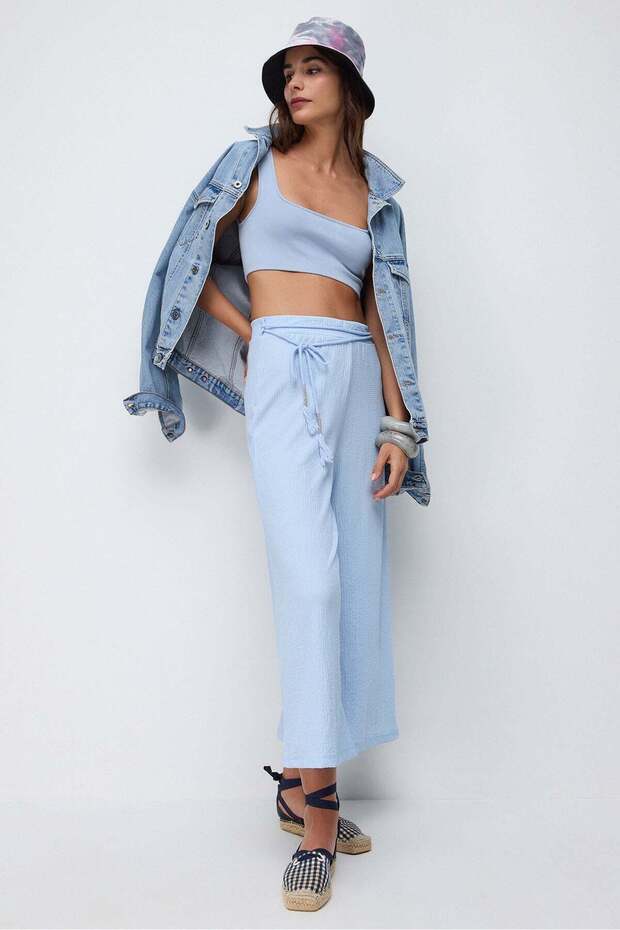 Strickhose mit Bindedetail - 4