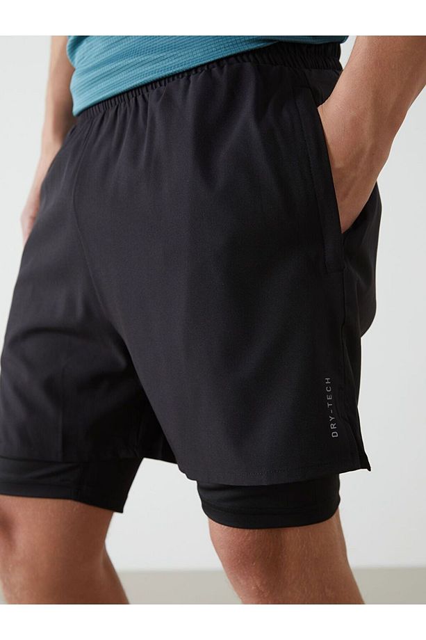 XSIDE ACTIVE Slim Fit Erkek Taytlı Şort - 3
