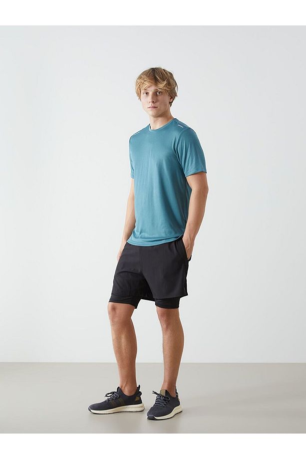 XSIDE ACTIVE Slim Fit Erkek Taytlı Şort - 1