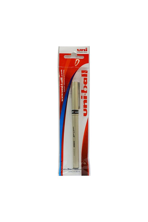 UB177BK Fine Deluxe Ball Point Pen – 0.7mm Black Ink, Sleek Metal Clip