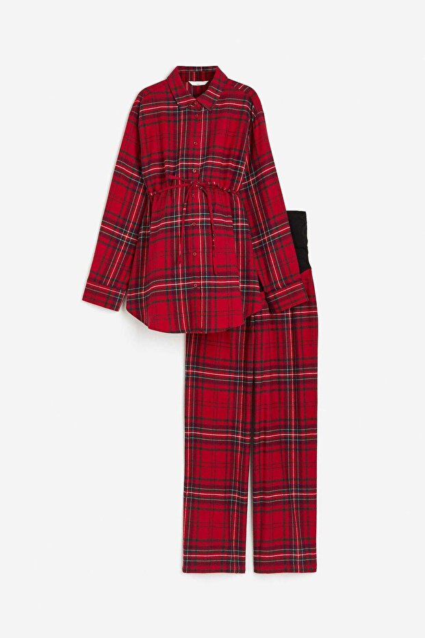 MAMA Before & After flannel pyjamas