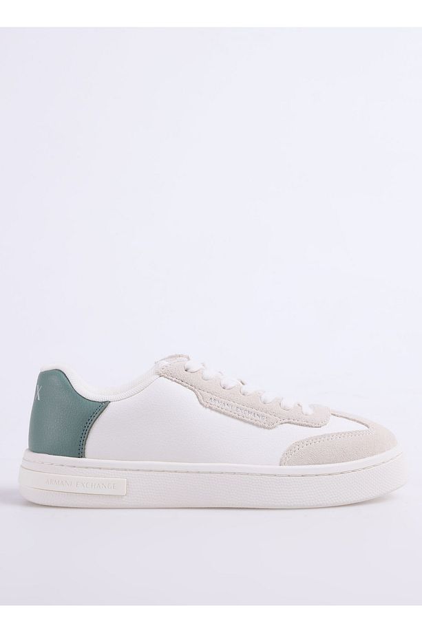 Beyaz - Yeşil Kadın Sneaker XDX181 - 1