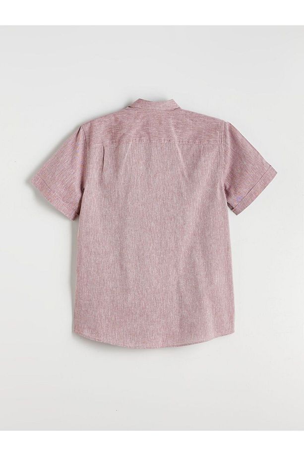 LCWAIKIKI Classic Regular Fit Keten Karışımlı Erkek Gömlek - 2