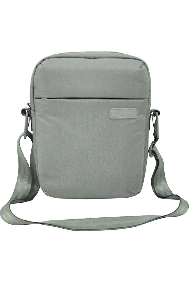 حقيبة كتف رمادية - 3