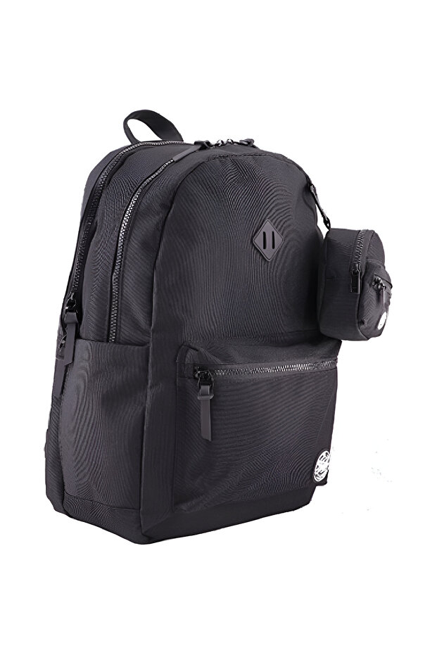 حقيبة ظهر كلاسيكية مع ملحق - 4