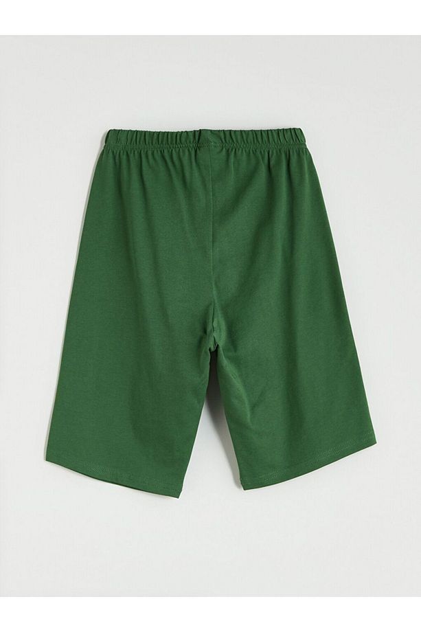 LCW Kids Bisiklet Yaka Erkek Çocuk Şortlu Pijama Takımı - 7