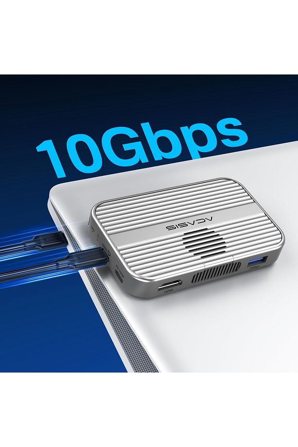 EC1401 - 6 in 1 iPhone 15/16 Serisi Uyumlu, 4, 10Gbps Type-C Disk Kutusu (EC-1401) - 3