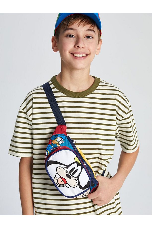 LCW ACCESSORIES Goofy Baskılı Erkek Çocuk Göğüs Çantası - 1
