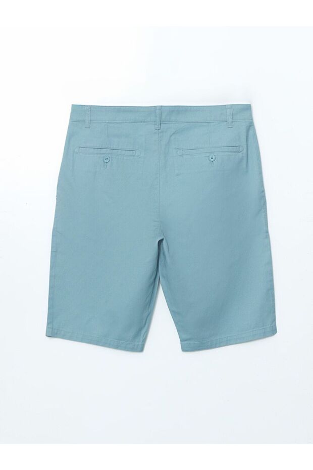 LCWAIKIKI Classic Standart Kalıp Gabardin Erkek Şort - 6