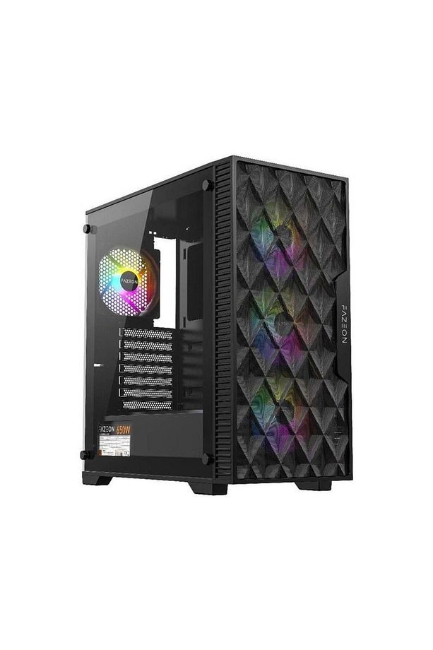 F7 650W 80PLUS Bronze Mesh 4X120MM Argb Fanlı Atx Bilgisayar Kasası - 1