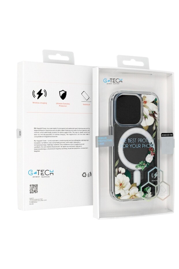Case compatible with iPhone 14, G-Tech Flower Power - 3