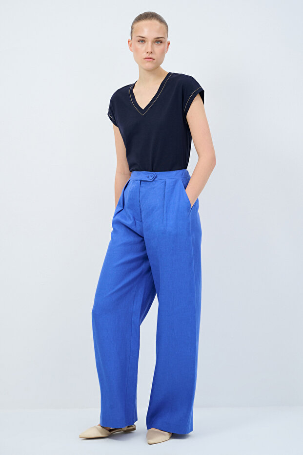 Kemerli Pantolon - 3