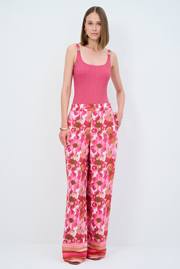 Desenli Pantolon - 1