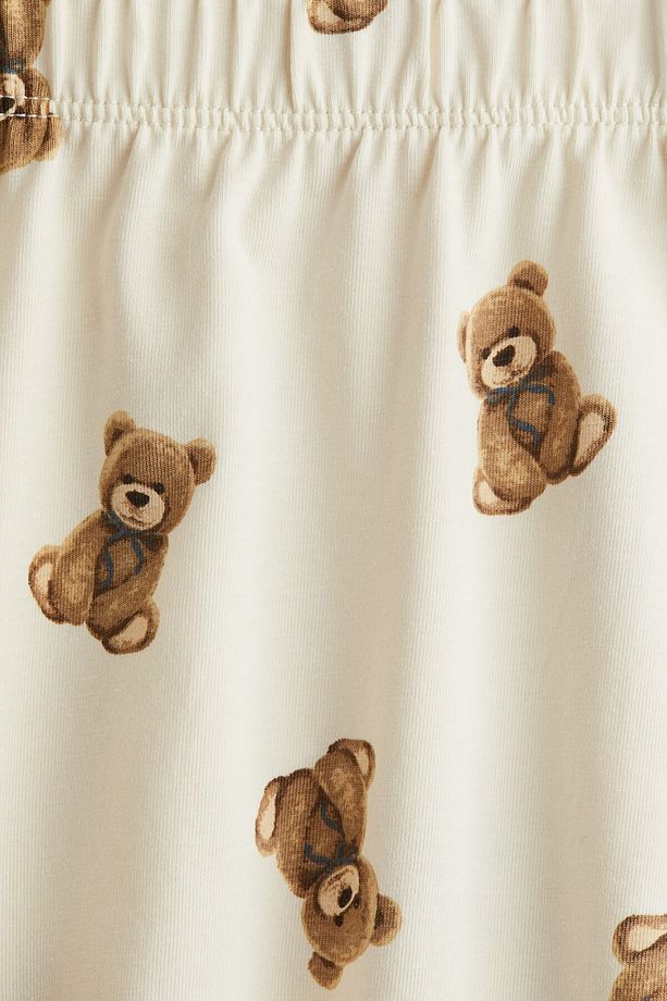 Baskılı ve Pamuklu Pijama Altı - 2