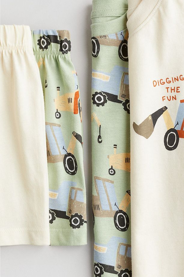 2'li Pamuklu Pijama Takımı - 2