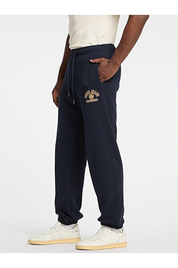 Jeans Regular Fit Lacivert Erkek Eşofman Altı M5RB52KCPR1A71W GJ PRINTED LOGO JO - 4