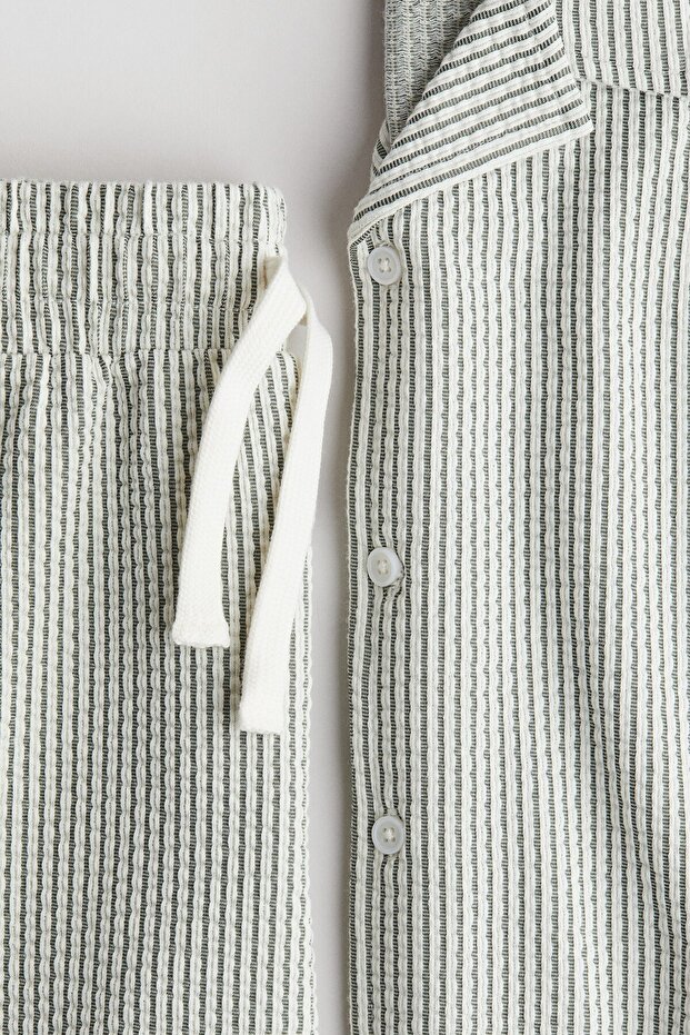 2 Parçalı Gömlek ve Şort Set - 5