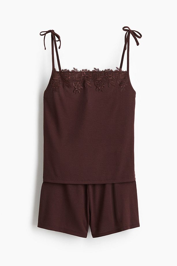 Bağlanan Askılı Pijama Takımı - 6