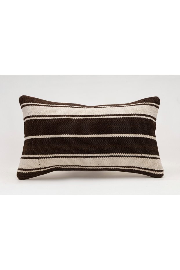 Vintage Throw Pillow Cover Made from Handmade Rug, Wool, 30X50 cm