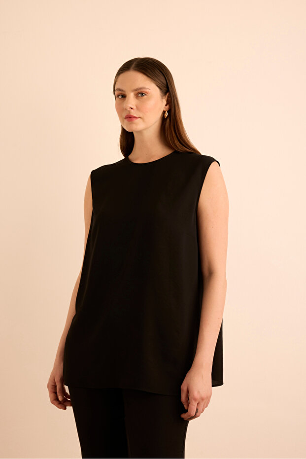 Dokuma Kolsuz Bluz - 2