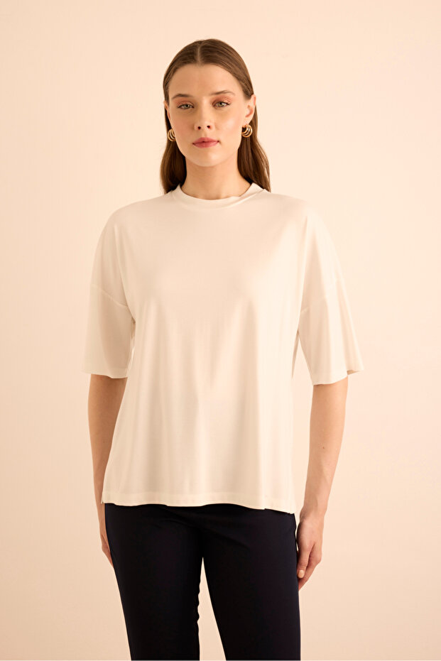 Basic Rayon T-Shirt - 4