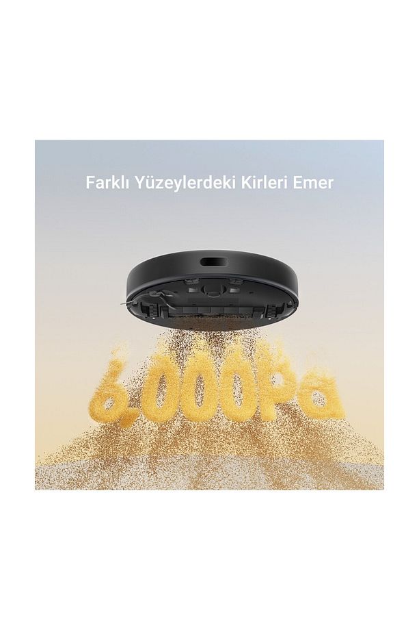 En Hızlı D9 Max Gen 2 Vacuumix Mop Robot Süpürge , 6000 Pa Vormax , 570 Ml , Siyah - 6