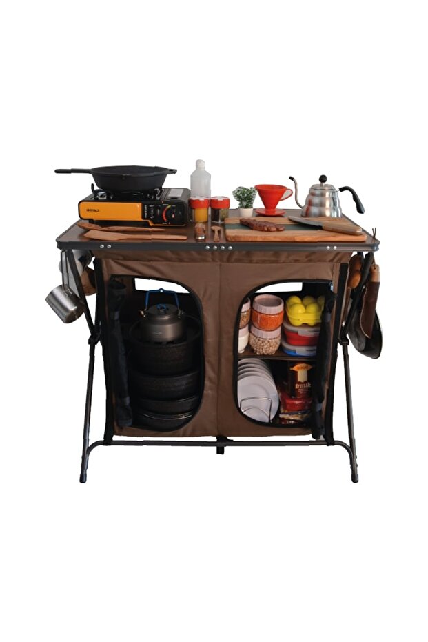 Çift Kapılı Kamp Mutfağı - 4