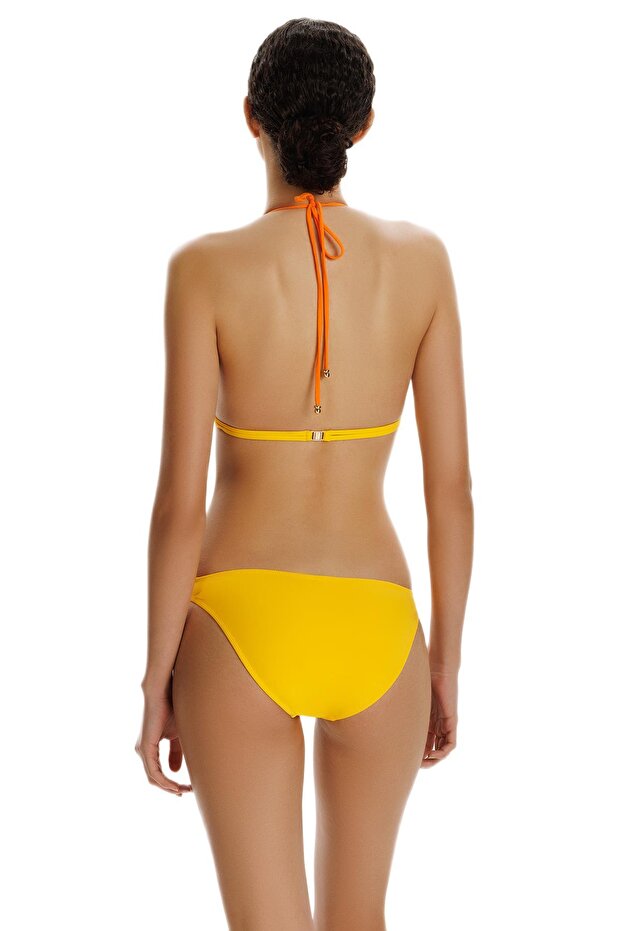 مجموعة بيكيني مثلثة برتقالية ذكية - 4