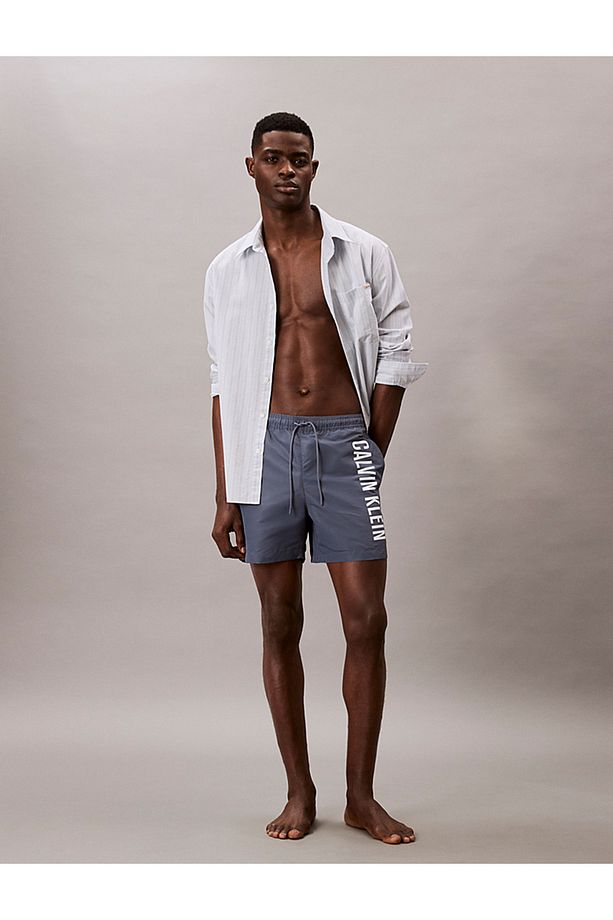 Medium Drawstring Swim Shorts - Deniz Şortu - 6