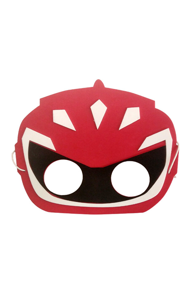 Rangers Mask Red,Birthday Mask, School Activity Mask and Costume Party Mask