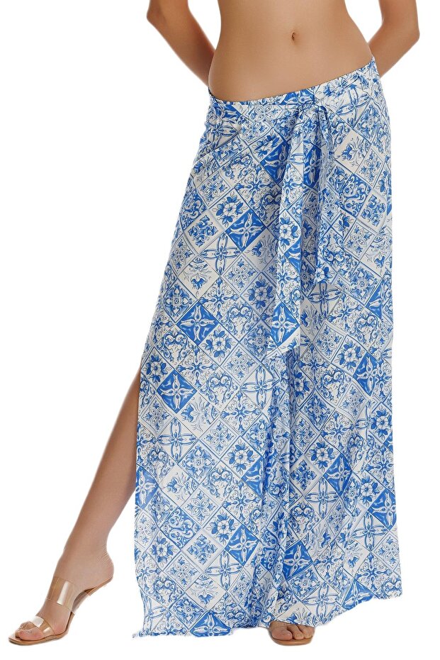 Clever Patterned Beach Pants - 4