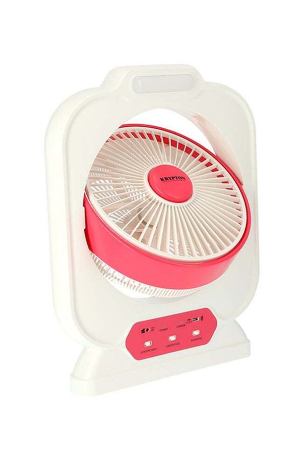 12 Inch Rechargeable Box Fan With LED Night Light