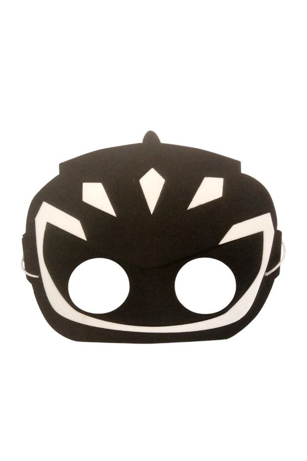 Rangers Mask - Black, Birthday Mask, School Event Mask and Costume Party Mask
