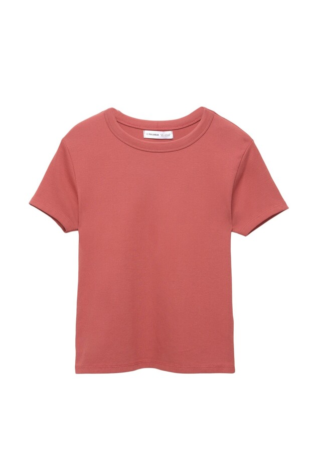 Basic vücuda oturan t-shirt - 4