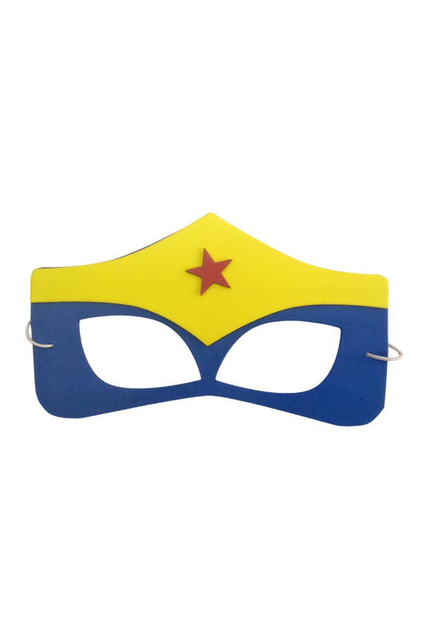 Super Hero Wonder Women Mask, Birthday Mask, School Activity Mask and Costume Party Mask