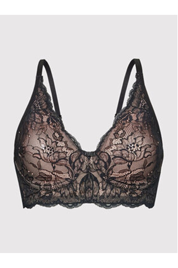 triumph Women's Non-wired Bra 10210687 Black - 1