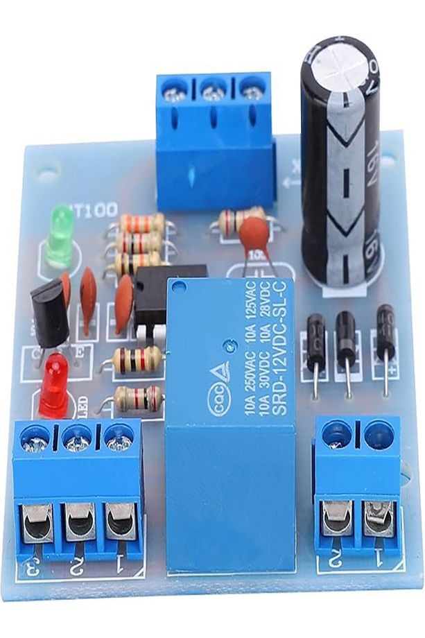 12V Su Sıvı Seviyesi Kontrol Modülü Röle Çıkışlı Pompalama Drenaj Anahtarı Kontrol Devre Kartı - 4