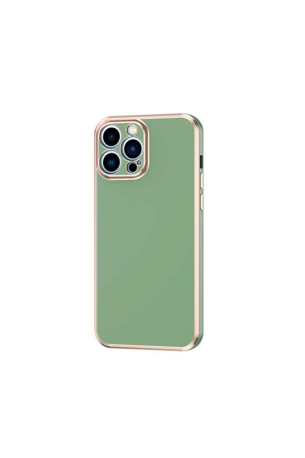iPhone 13 Pro Compatible Bark Case-Light Green