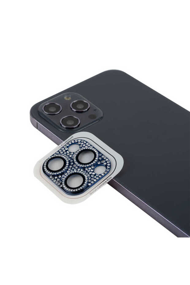 واقي كاميرا CL-08 متوافق مع هاتف iPhone 11 Pro Max - أزرق