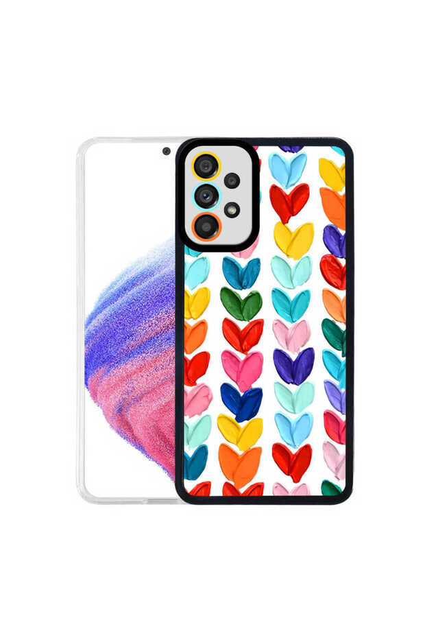 Galaxy A33 5g Case Klfs M-Fit Patterned Cover - Heart No6