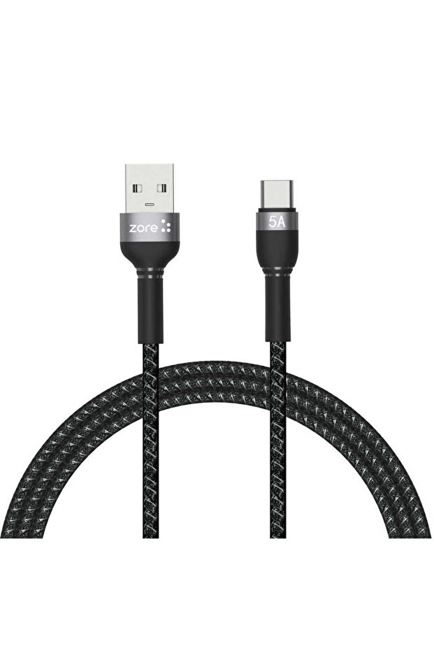 كابل USB من سلسلة شيرا باللون الأسود بطول 1 متر-KLFS