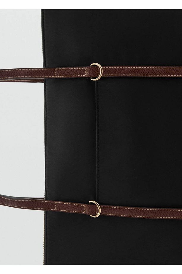 Çift saplı shopper çanta - 5